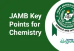 JAMB Key Points For Chemistry