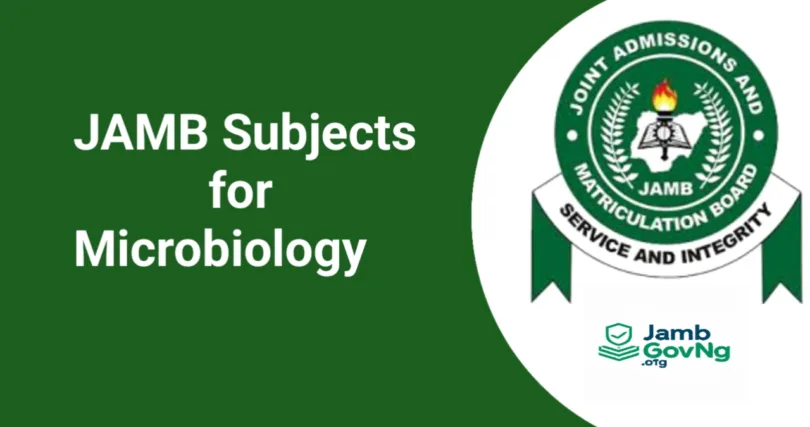 JAMB Subject Combination for Microbiology