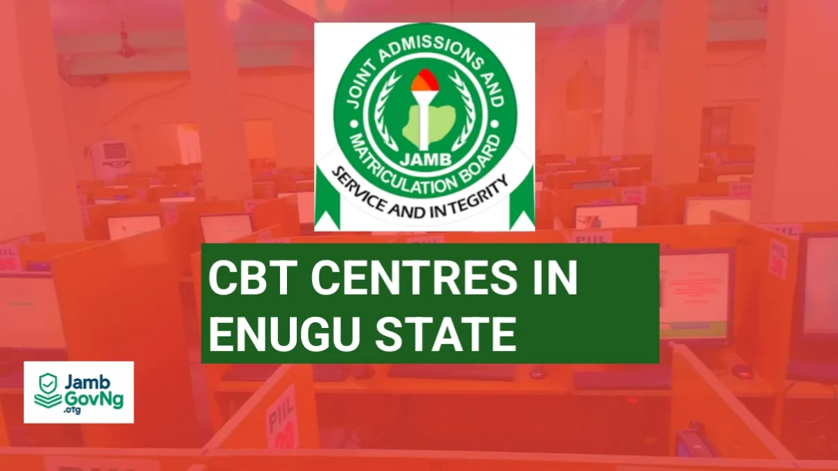 JAMB CBT Centres In Enugu State