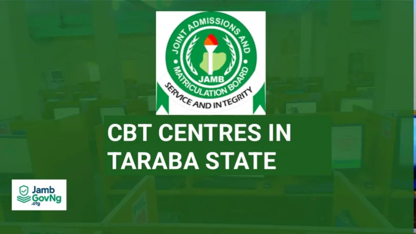 JAMB Approved CBT Centres In Taraba State