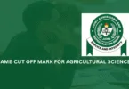 JAMB Cut-Off Mark for Agricultural Science