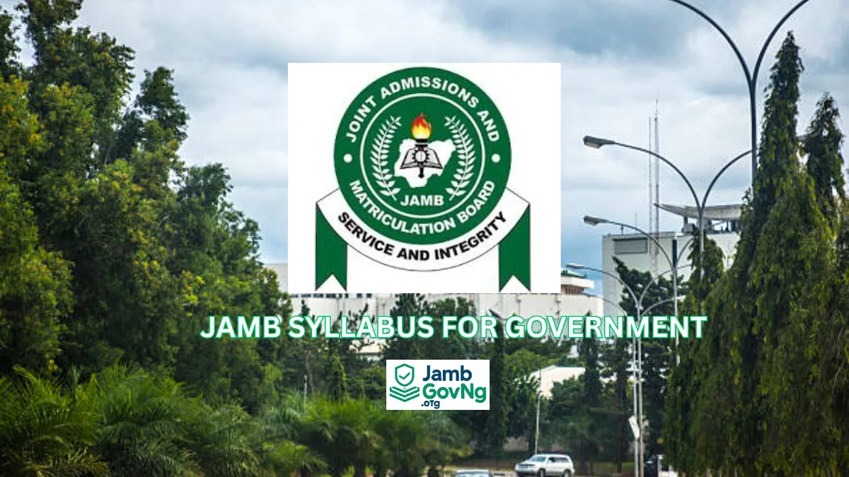 JAMB Syllabus for Government