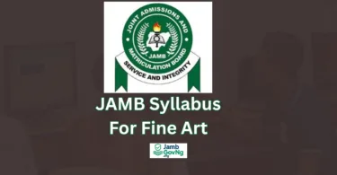 JAMB Syllabus for Art