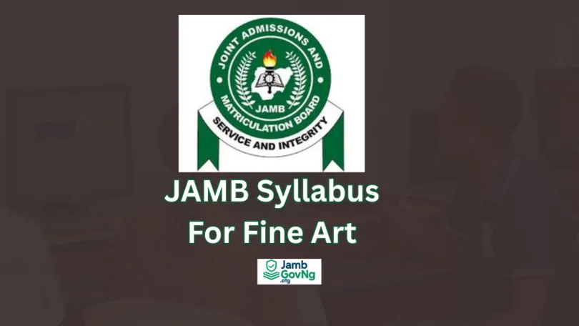 JAMB Syllabus for Art