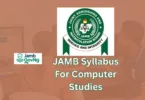 JAMB Syllabus for Computer Studies
