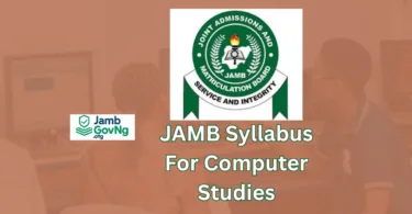 JAMB Syllabus for Computer Studies