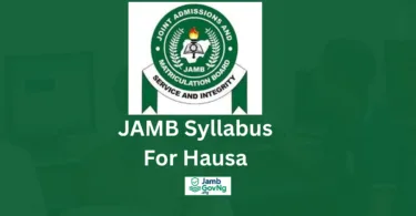 JAMB Syllabus For Hausa
