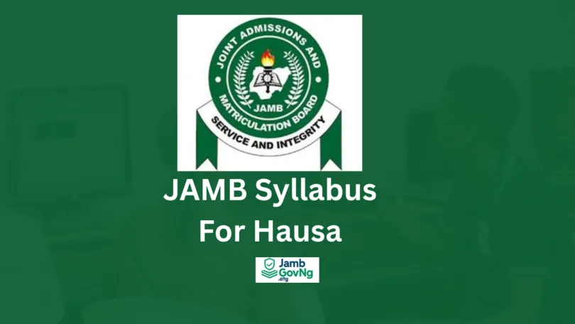 JAMB Syllabus For Hausa