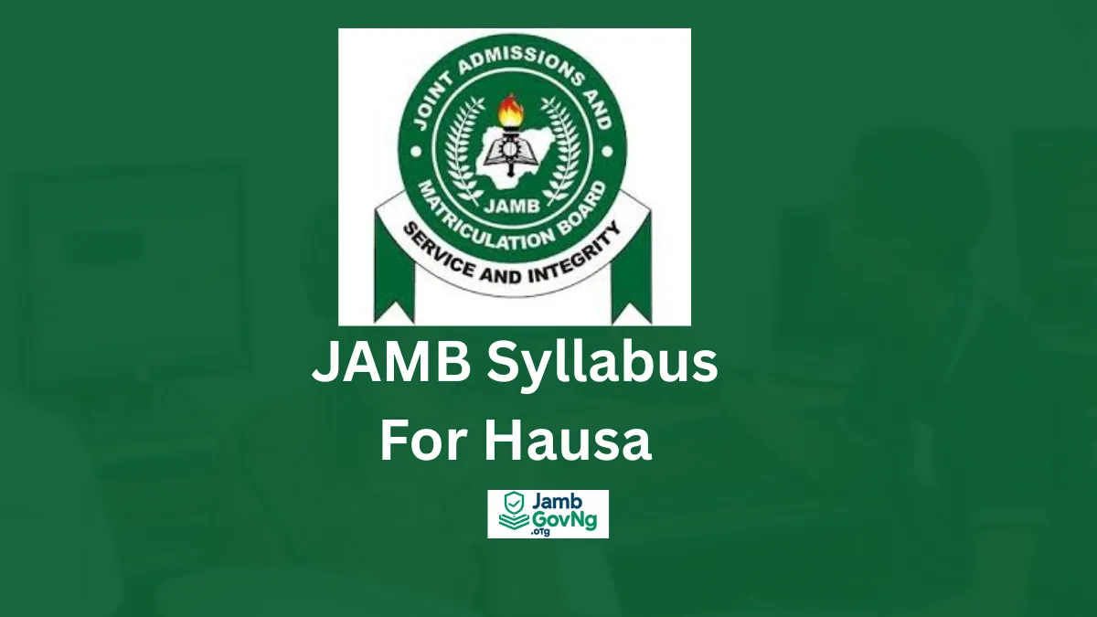 JAMB Syllabus For Hausa