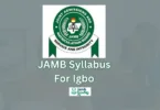 JAMB Syllabus for Igbo