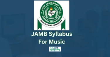 JAMB Syllabus for Music
