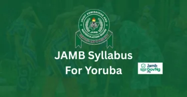 JAMB Syllabus for Yoruba