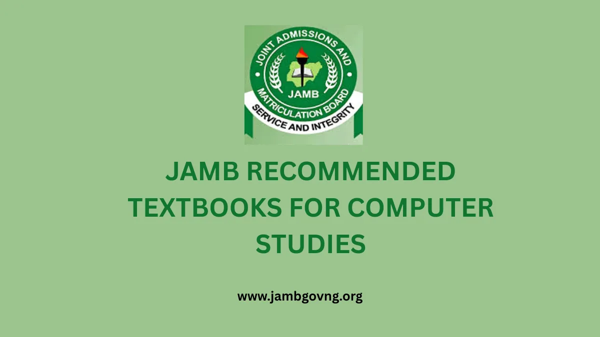 JAMB Recommended Textbooks for Computer Studies