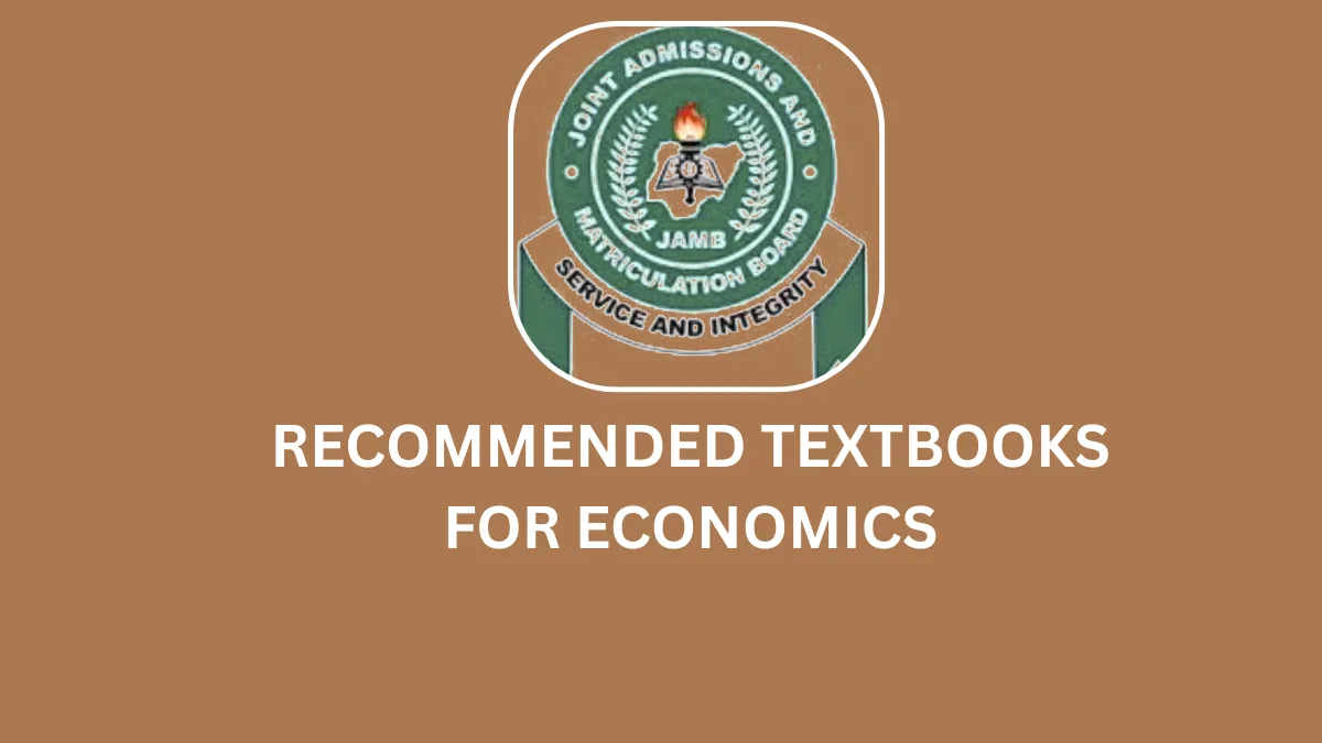 JAMB Recommended Textbooks for Economics