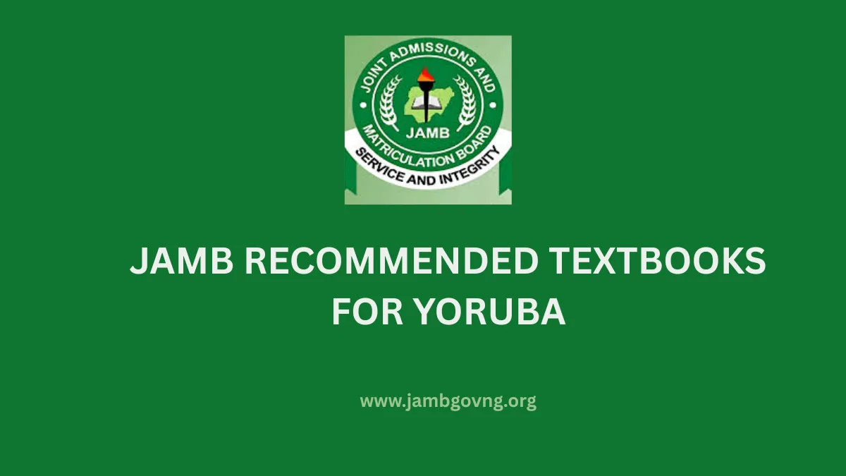 JAMB Recommended Textbooks for Yoruba